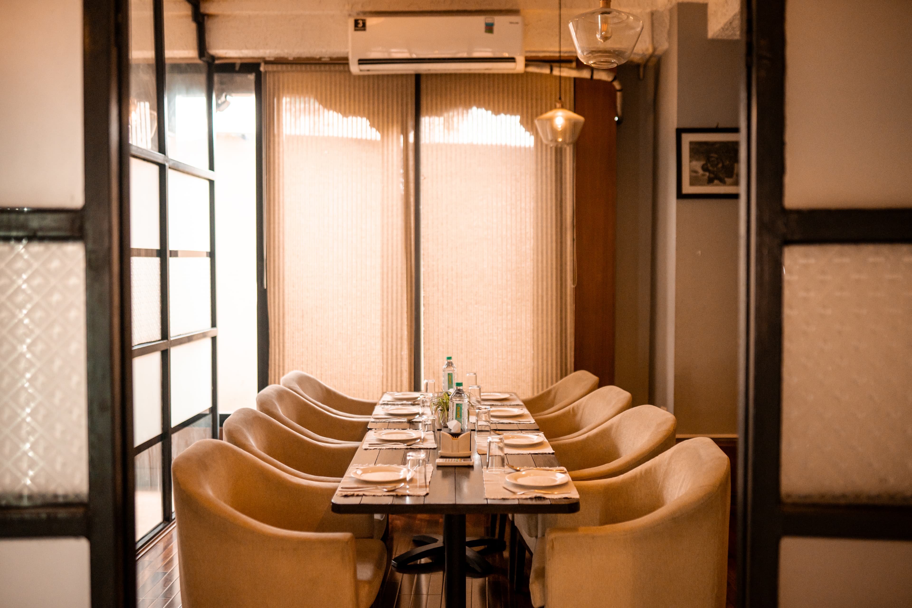 One private room shaped for office meals, family events and hosted gatherings. at The Bengal
